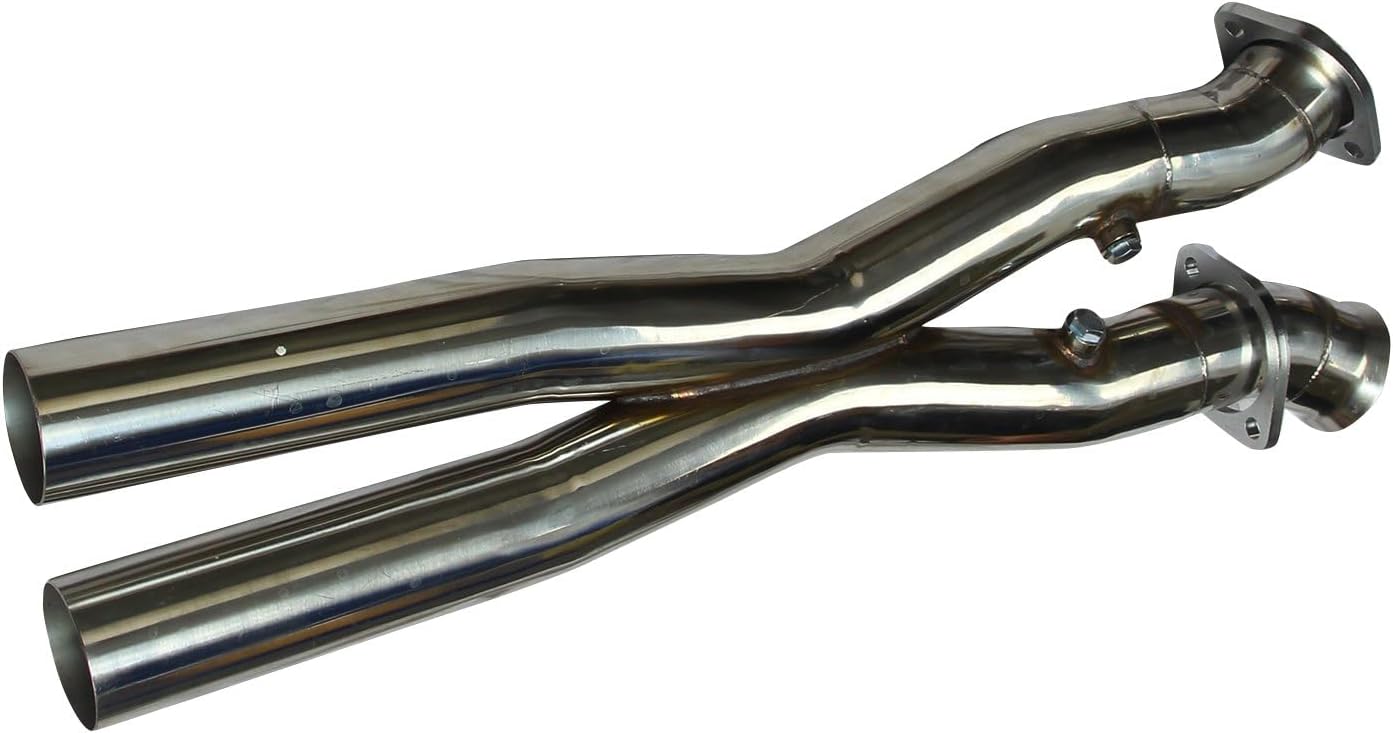 Stainless Steel Performance Exhaust Header Manifold For 2005-2013 Chevy Corvette C6 LS2/LS3/Z06,6.0L V8,6.2L V8,7.0L V8,2006 2007 2008 2009 2010 2011 2012