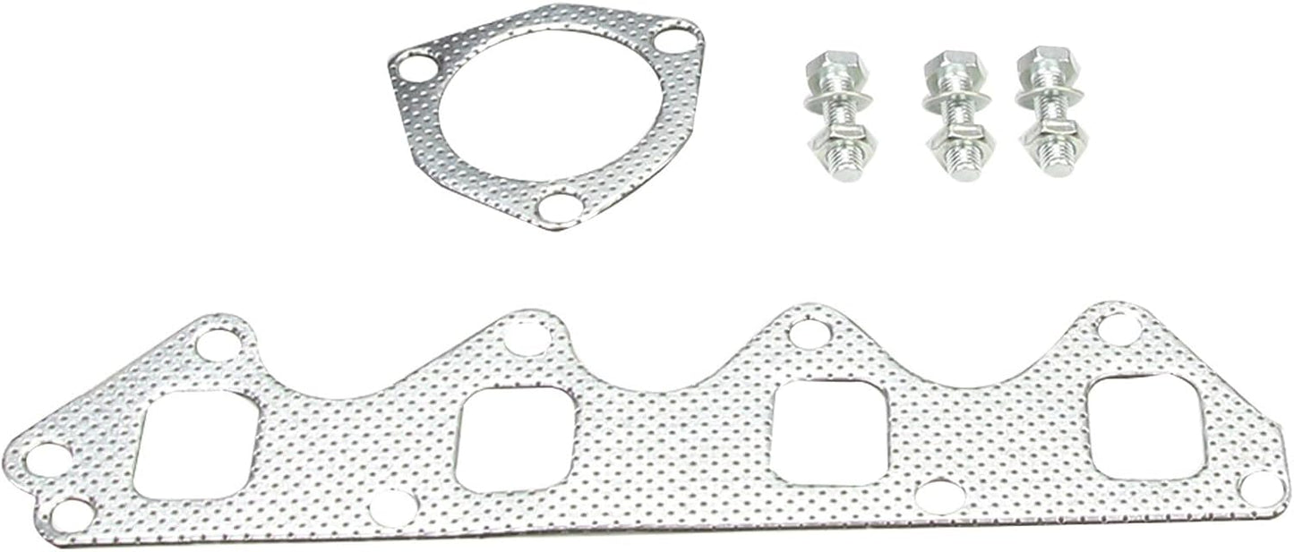Steel Performance Exhaust Header Manifold For Suzuki Samurai 1986-1995 1.3L,Suzuki Sidekick 1989-1994 1.6L,Geo Tracker 1989-1994 1.6L, 8-Valve,Black