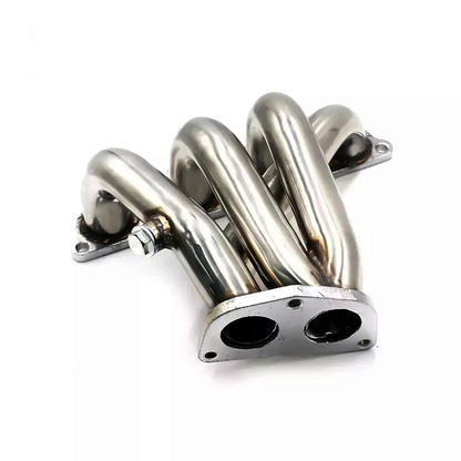 Stainless Steel Exhaust Manifold Header For Honda Civic 1988-2000 D-series EJ/EG/EH/EK D15/ D16 SOHC, 1988-1991 Honda CRX,1993-1997 Honda Del Sol