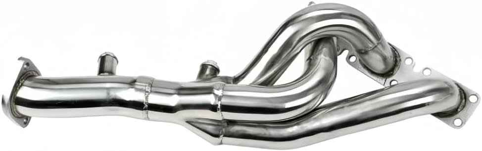 Exhaust Headers kit For 1998-2006 BMW E46 (323/328) & E39 (525/528/530),2.5L 2.8L 3.0L，1998 1999 2000 2001 2002 2003 2004 2005 2006 BMW 323/328/5225/528/530 Exhaust Headers Manifold Stainless Steel