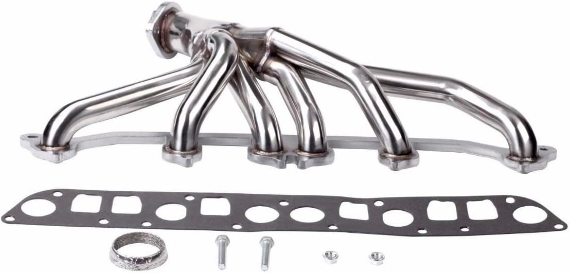 Exhaust Headers For Wrangler Cherokee & Grand Cherokee 4.0L TJ YJ XJ ZJ,1991 1992 1993 1994 1995 1996 1997 1998 1999 Wrangler Exhaust Manifold Header