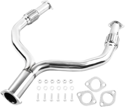 Exhaust Pipe kit For 2009-2014 Nissan 370z & 2008-2014 Infiniti G37 ，3.7L V6，2008 2009 2010 2011 2012 2013 2014 Nissan 370Z & Infiniti G37 Exhaust Manifold Header Pipes