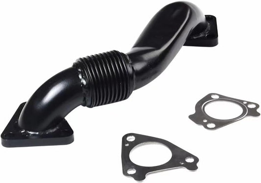 Exhaust Pipe kit For 2001-2016 Chevy 6.6L Duramax Diesel，Chevrolet Silverado & GMC Sierra 6.6L，2001-2016 Chevrolet Silverado & GMC Sierra Exhaust Manifold Header Pipes