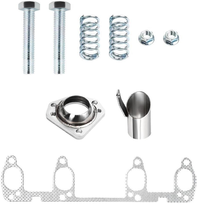 Stainless Steel Performance Exhaust Header Manifold For VW Volkswagen 1985-1998 Golf GTI Jetta 1.8L 2.0L 8V Mk2 Mk3 & Cabriolet 1985-1993 1.8L & Cabrio 1995-1997 2.0L