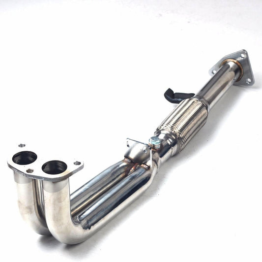 Stainless Steel Exhaust Header Manifold For Honda Prelude 2.2L 4CYL H22A1 1993 1994 1995 1996