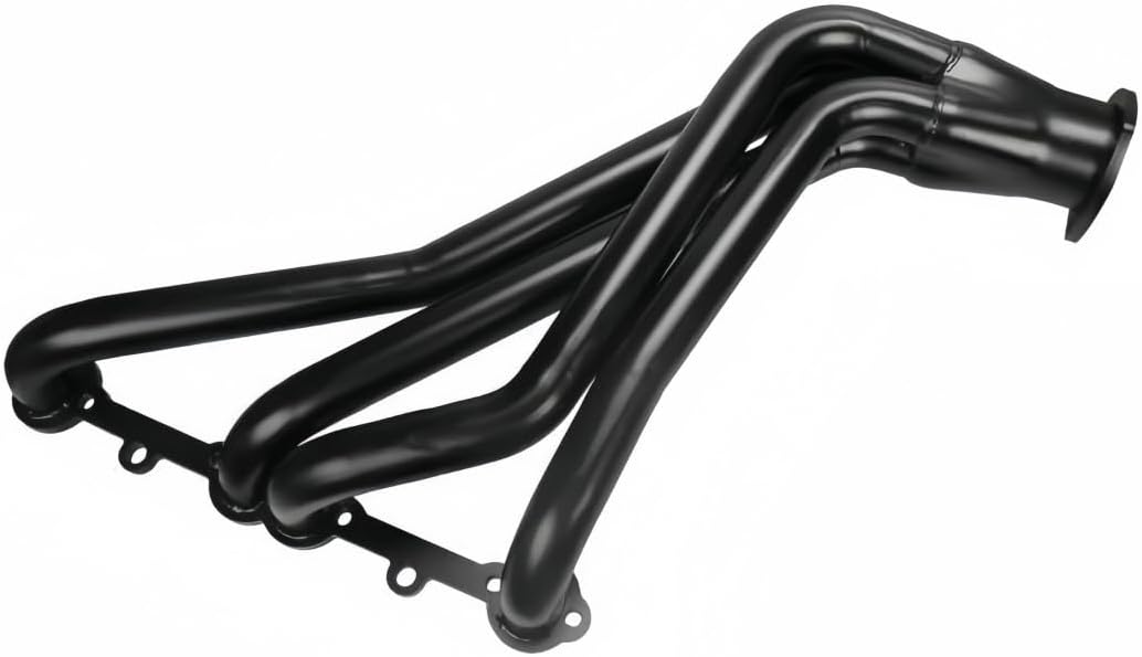 Exhaust Headers kit For Chevy Corvette C2 C3 1963-1982 5.7L V8 305 327 350 ， 63-82 Chevy Corvette Exhaust Headers Manifold Black Strength Steel