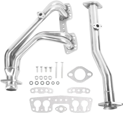 Stainless Steel Exhaust Header Manifold For 1990-1995 Toyota Pickup / 4-Runner 2.4L 22RE 4WD ，1990 1991 1992 1993 1994 1995