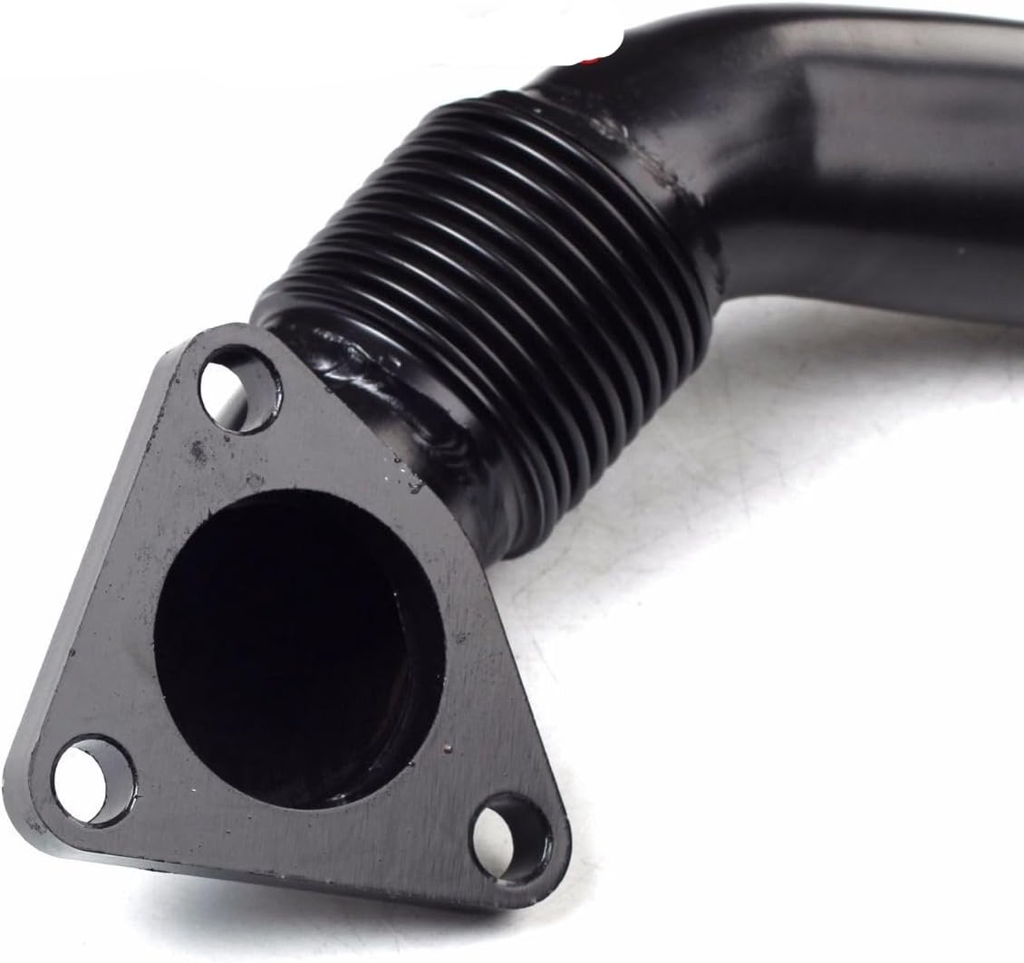 Strength Steel Exhaust Pipe For Chevy 2001-2016 6.6L Duramax Passenger Side 2001 2002 2003 2004 2005 2006