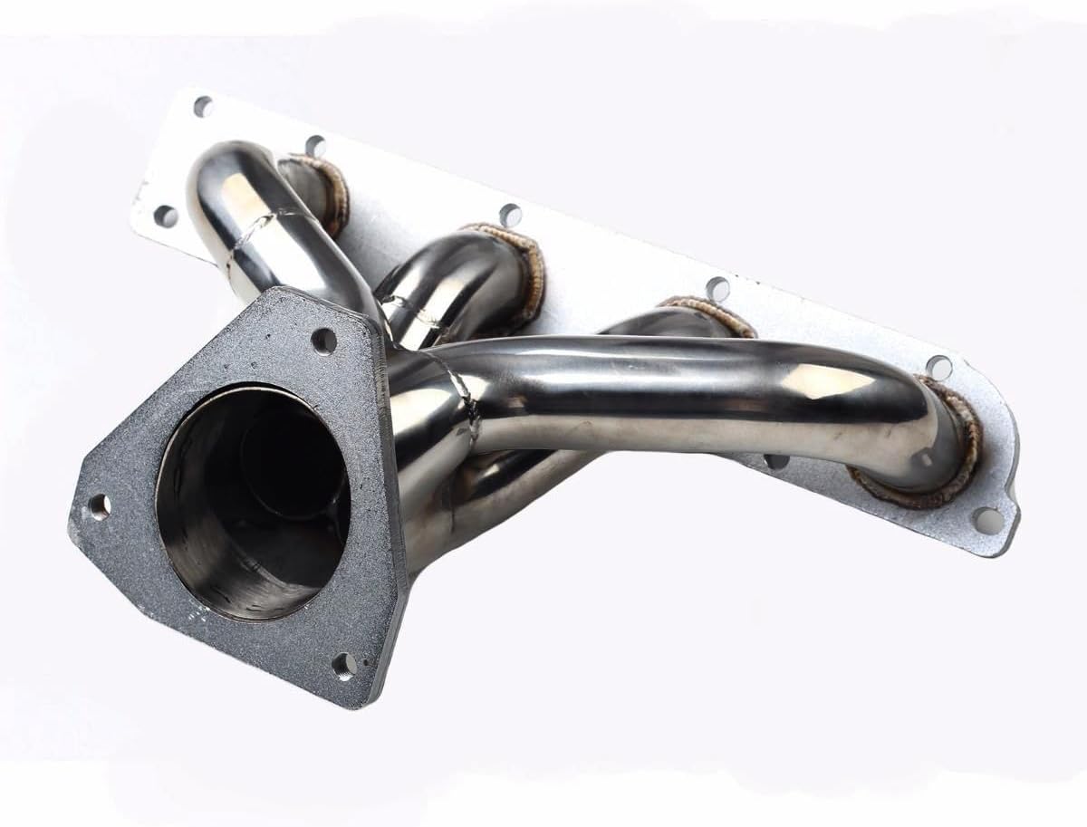 Stainless Steel Exhaust Header Manifold For 2005-2010 Chevy Coblat & 2006-2010 Chevy HHR & 2004-2005 Saturn Ion-1 & 2004-2007 Saturn Ion-2，2.2L / 2.4L I4 Non-Turbo