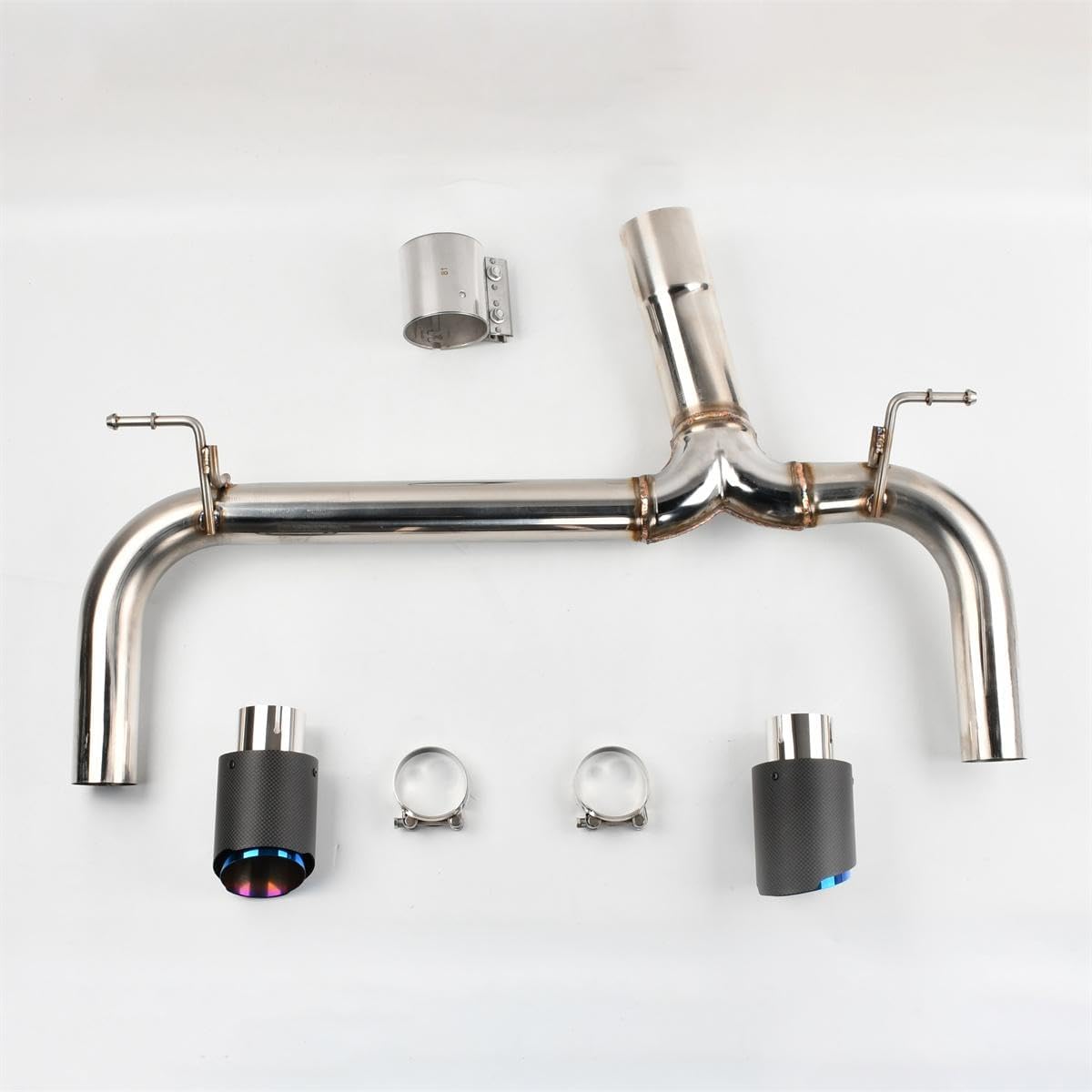 Exhaust Pipe Kit For BMW 335i 435i，F30 F32 2012-2016，2012 2013 2014 2015 2016 BMW 335i/435i Exhaust Manifold Header Pipes muffler tailpipe