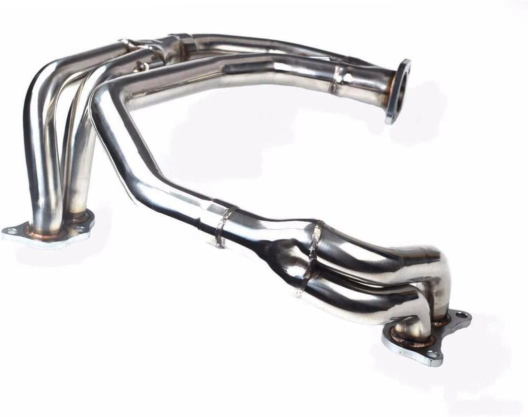 Stainless Steel Performance Exhaust Header Manifold For Subaru Impreza RS EJ25 2.5L Non-Turbo 1997 1998 1999 2000 2001 2002 2003 2004 2005