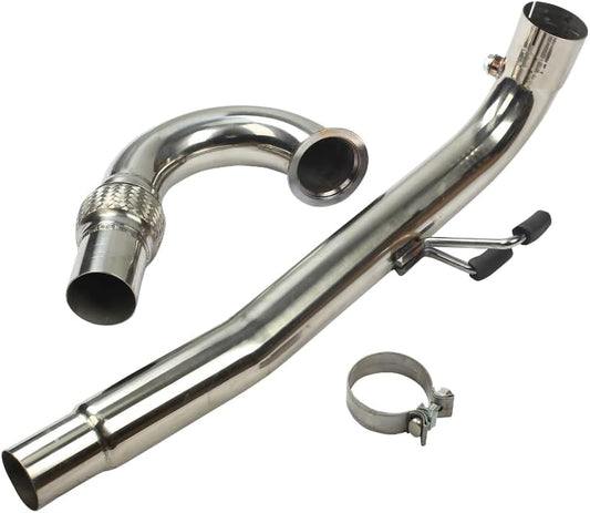 Exhaust Pipes For 2012-2015 3" Volkswagen VW Golf GTI 2.0T MK7，2012 2013 2014 2015 VW Golf GTI 2.0T MK7 Exhaust Headers Manifold