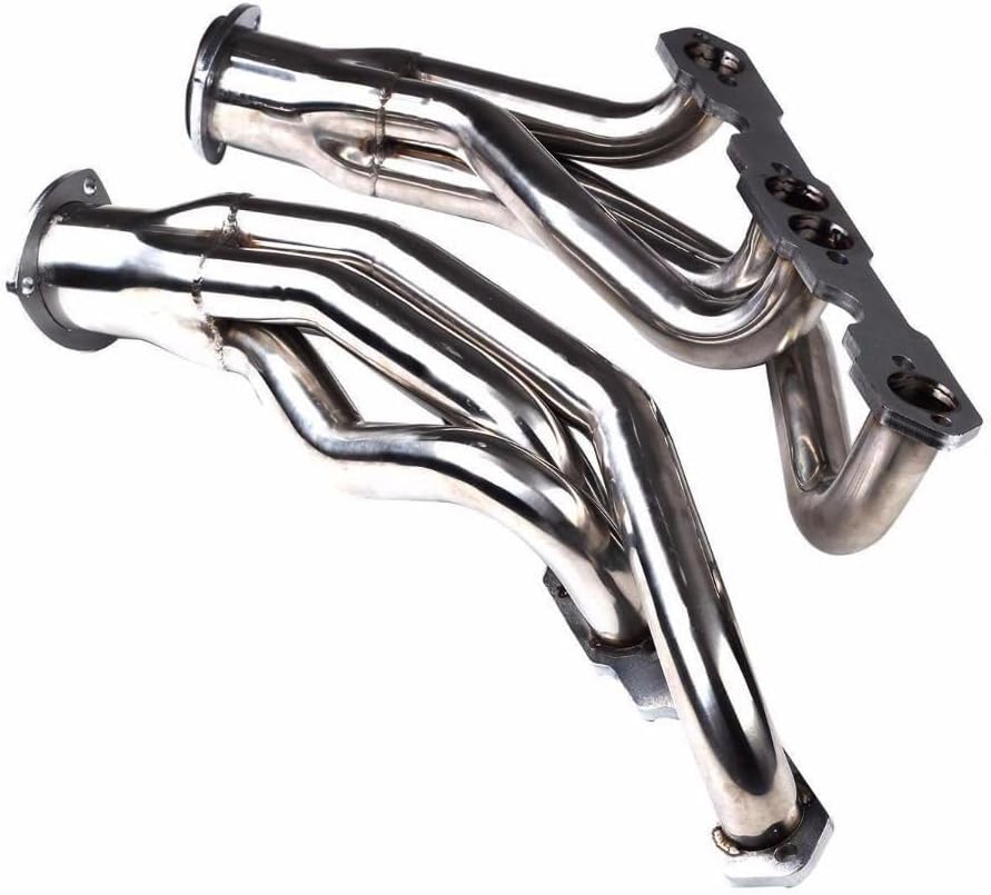 Stainless Steel Performance Exhaust Header Manifold For GMC C/K 5.0L / 5.7L V8 Yukon Suburban,1988-1997,C1500/2500 K1500/2500,307/327/305/350/400