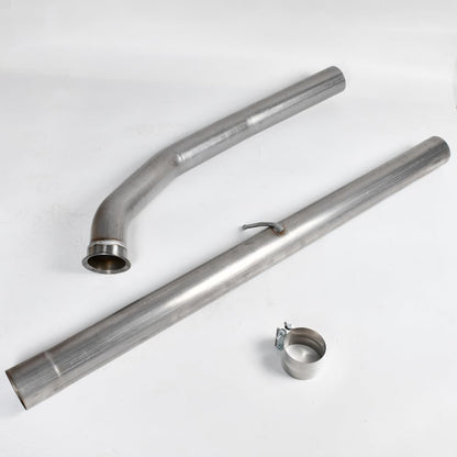Exhaust Pipes For 2007.5-2012 Dodge Ram 2500/3500 6.7L Cummins Diesel 4" ，2007 2008 2009 2010 2011 2012 Dodge Ram 2500/3500 Exhaust Manifold Headers
