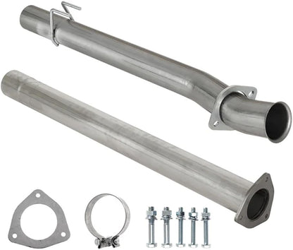 Exhaust Pipes For Ford 4" 2011-2023 Super Duty 6.7L Diesel,2011 2012 2013 2014 2015 2016 2017 2018 2019 2020 2021 2022 2023 Ford F250 F350 F450 Exhaust Header Manifold