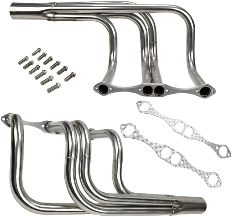 Stainless Steel Performance T-Bucket Sprint Roadster Exhaust Header Manifold For Small Block Chevy SBC V8,265-400 small block Chevy V8 engine,265 283 305 327 350 400 V8 engine