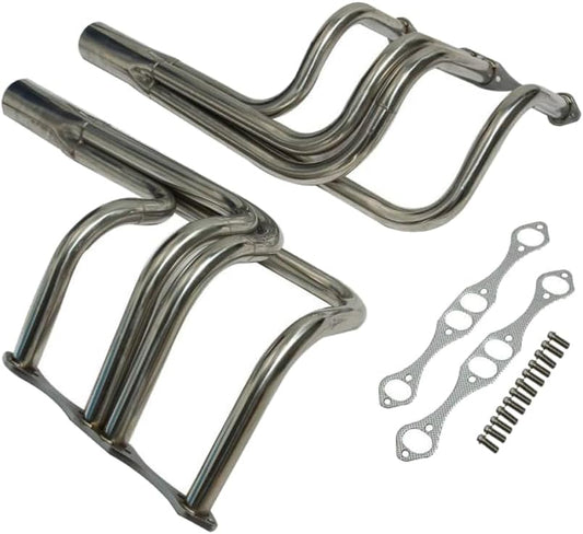 Stainless Steel Performance T-Bucket Sprint Roadster Exhaust Header Manifold For Small Block Chevy SBC V8,265-400 small block Chevy V8 engine,265 283 305 327 350 400 V8 engine