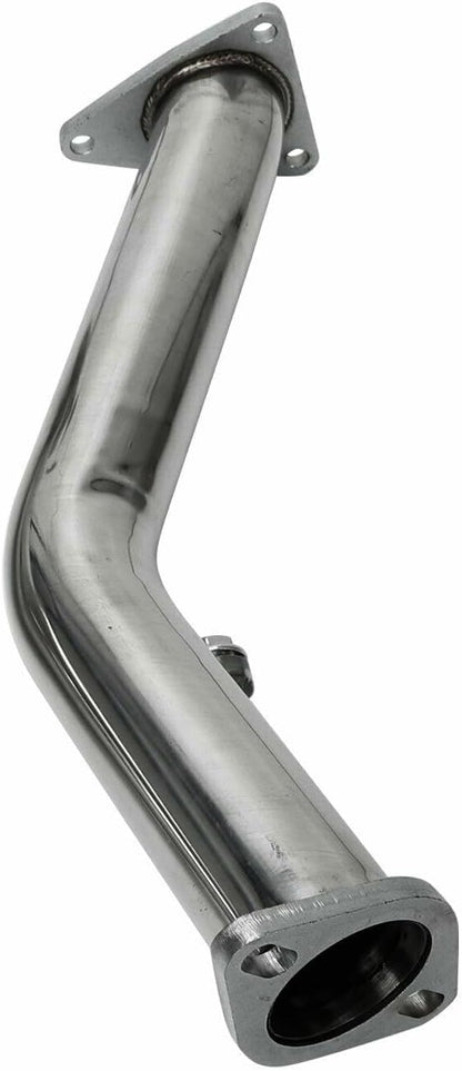 Stainless Steel Exhaust Manifold Down pipe for Nissan 2009-2018 370z ，Compatible With 2008-2013 Infiniti G37 3.7L V6， VQ37VHR