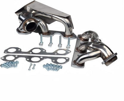 Exhaust Headers kit For Jeep Wrangler JK 3.8L V6 2007-2011 ，2007 2008 2009 2010 2011 Jeep Wrangler JK Exhaust Header Manifolds Stainless Steel