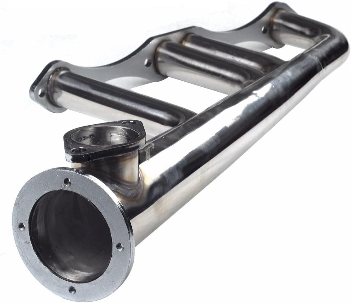 Exhaust Headers kit For Small Block Chevy Lake Style SBC 265-400 V8，Chevy 265/283/302/305/307/327/348/350/396/400/402/409/427/454 Exhaust Headers Manifold Stainless Steel