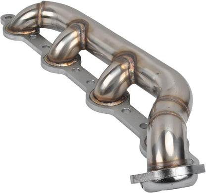 Exhaust Pipes kit For 1999-2003 Ford F250 F350 F450 F550 7.3L ，1999 2000 2001 2002 2003 Ford F250 F350 F450 F550 Exhaust Headers Manifold Pipes Stainless Steel
