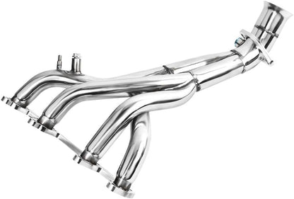 Stainless Steel Performance Exhaust Header Manifold For VW Volkswagen 1985-1998 Golf GTI Jetta 1.8L 2.0L 8V Mk2 Mk3 & Cabriolet 1985-1993 1.8L & Cabrio 1995-1997 2.0L
