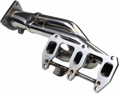 Stainless Steel Performance Exhaust Header Manifold For Mazda RX-8 SE3P 1.3L 13B-MSP Renesis,2004 2005 2006 2007 2008 2009 2010 2011,3-1