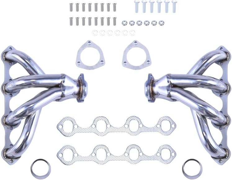 Exhaust Headers For Ford 289 302 351 V8 1962-1978 Small Block Hugger SBF, Ford Mustang Fairlane Falcon Maverick LTD Custom Torino,Mercury Montego Cougar Comet Exhaust Manifold Header