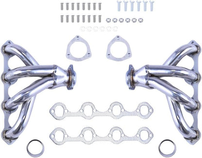 Exhaust Headers For Ford 289 302 351 V8 1962-1978 Small Block Hugger SBF, Ford Mustang Fairlane Falcon Maverick LTD Custom Torino,Mercury Montego Cougar Comet Exhaust Manifold Header