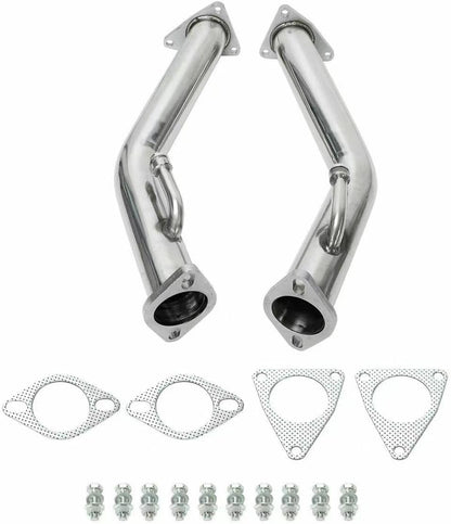 Exhaust Pipe kit For 2009-2018 Nissan 370z & 2008-2013 Infiniti G37 ，3.7L V6 VQ37VHR，2009 2010 2011 2012 2013 2014 2015 2016 2017 2018 Nissan 370Z Exhaust Manifold ，Infiniti G37 Exhaust Headers