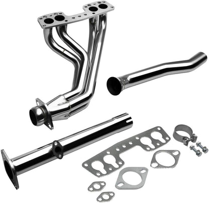 Stainless Steel Performance Exhaust Manifold Header For Toyota Pickup & 4-Runner 2.4L 22RE 4WD 1990 1991 1992 1993 1994 1995