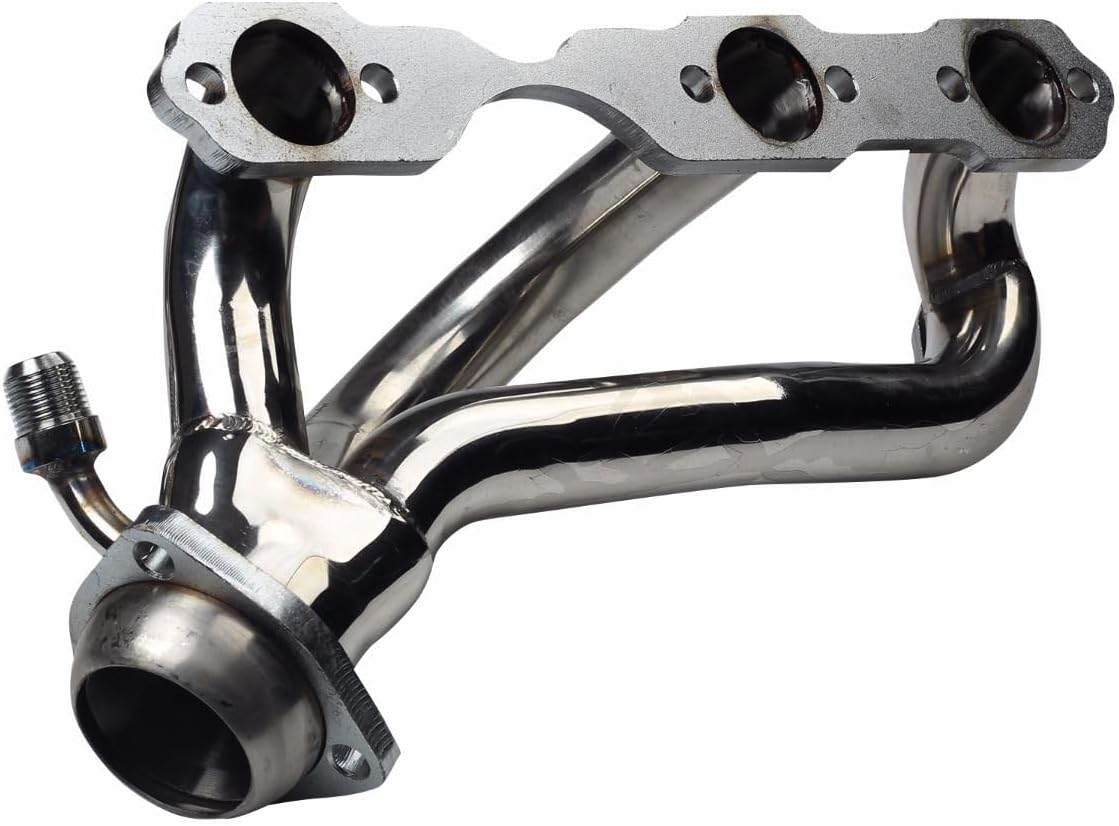 Stainless Steel Performance Exhaust Header Manifold For 1996-2001 Chevy S10,Chevrolet Blazer,GMC Sonoma,GMC Jimmy,4.3L 4WD,1997 1998 1999 2000
