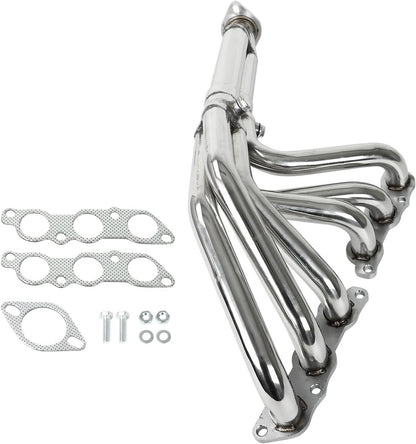 Exhaust Header kit For Toyota 1993-1998 Supra 3.0L MK4 Non-Turbo,1993 1994 1995 1996 1997 1998 Toyota Supra Exhaust Manifold Headers