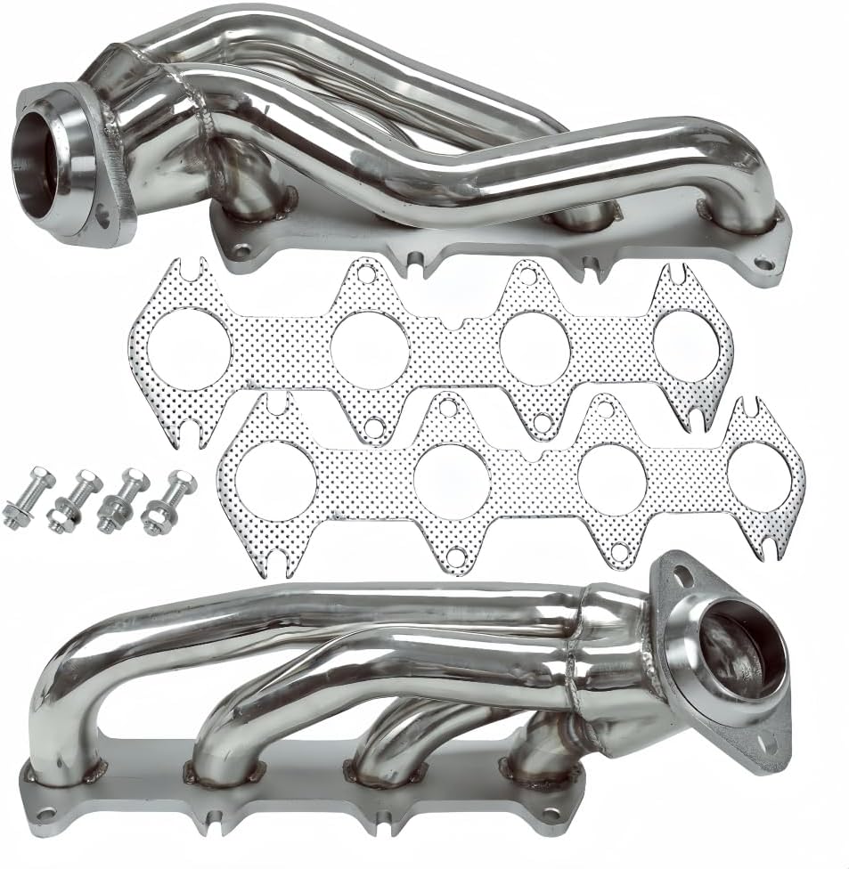 Exhaust Header kit For 2004-2010 Ford F150 5.4L V8，2004 2005 2006 2007 2008 2009 2010 Ford F-150 Exhaust Headers Manifold