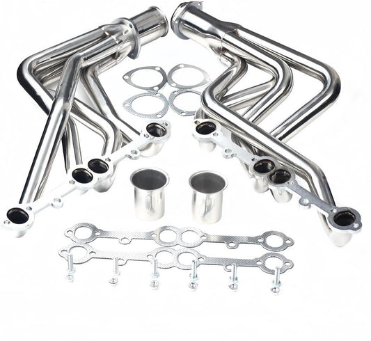 Exhaust Headers kit For 1973-1985 Chevy C10 Suburban Blazer & GMC Jimmy Small Block Long Tube 1-5/8，Chevy C10/Suburban/Blazer & GMC Jimmy Exhaust Headers Manifold Stainless Steel
