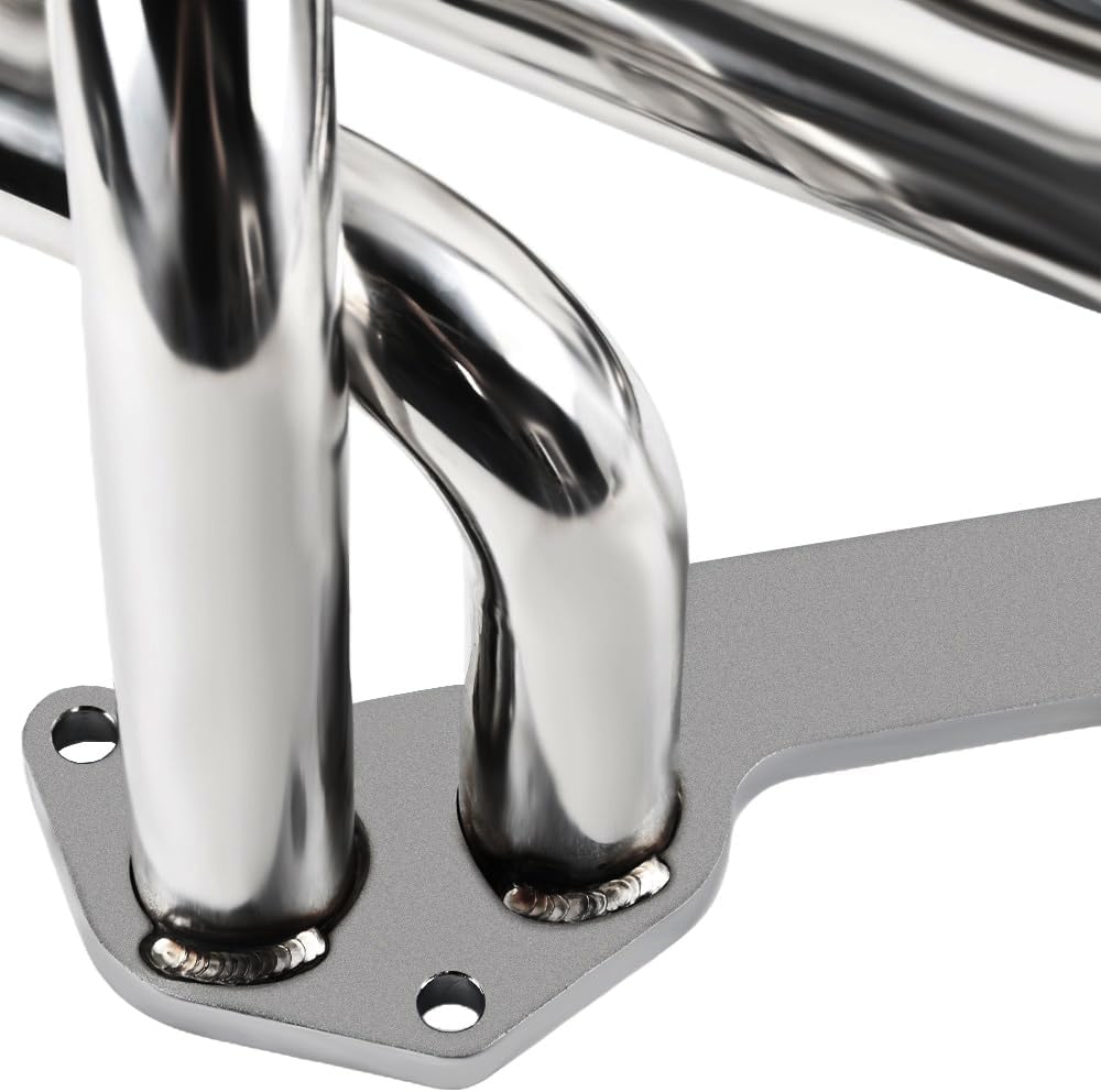 Stainless Steel Performance Exhaust Header Manifold For Mazda B2000 2.0L & B2200 2.2L ，1986 1987 1988 1989 1990 1991 1992 1993，Manual MT Long Tube