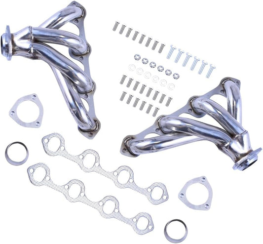 Exhaust Headers For Ford 289 302 351 V8 1962-1978 Small Block Hugger SBF, Ford Mustang Fairlane Falcon Maverick LTD Custom Torino,Mercury Montego Cougar Comet Exhaust Manifold Header