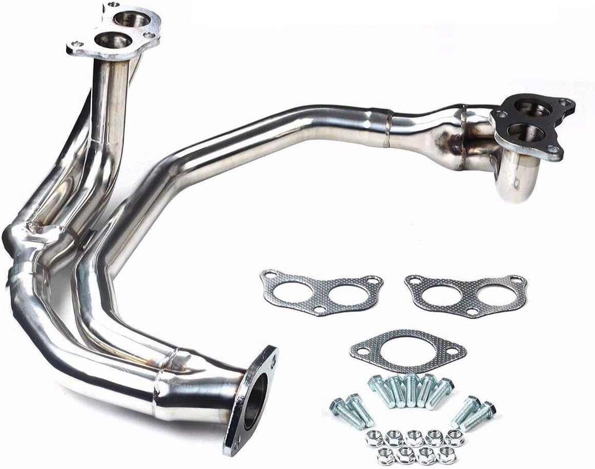 Stainless Steel Performance Exhaust Header Manifold For Subaru Impreza RS EJ25 2.5L Non-Turbo 1997 1998 1999 2000 2001 2002 2003 2004 2005