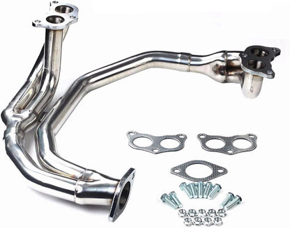 Stainless Steel Performance Exhaust Header Manifold For Subaru Impreza RS EJ25 2.5L Non-Turbo 1997 1998 1999 2000 2001 2002 2003 2004 2005
