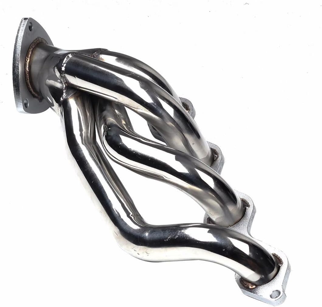 Stainless Steel Performance Exhaust Header Manifold For Chevy GMC 4.8L 5.3L V8，2002-2006 Chevy Avalanche 1500 5.3L & 2000-2006 Chevy Suburban 1500 / Tahoe & 2001-2006 GMC Sierra/Yukon 4.8L, 5.3L
