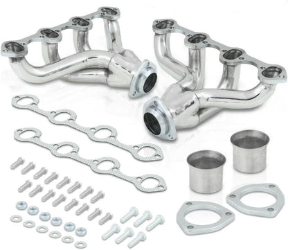 Exhaust Headers For 1964-1978 Ford 260 289 302 v8 SBF Small Block Hugger，Ford Mustang/Galaxie/LTD/Country Squire/Falcon/Fairlane/Torino/Bronco/Thunderbird & Mercury Cougar Exhaust Manifolds Header