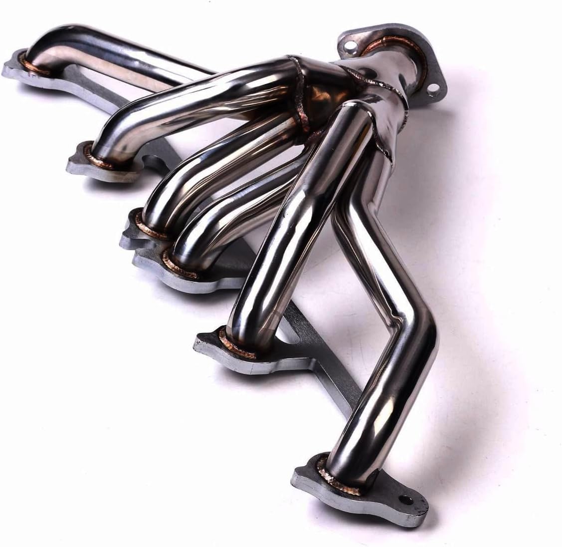 Stainless Steel Performance Exhaust Header Manifold For Jeep Wrangler Cherokee & Grand Cherokee 4.0L TJ YJ XJ ZJ,1991 1992 1993 1994 1995 1996 1997 1998 1999,Sliver