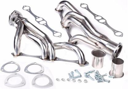Exhaust Headers For 1967-1987 Chevy Small Block SB SBC V8，262 265 267 283 302 305 307 327 350 400 Exhaust Manifold Header