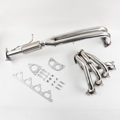 Stainless Steel Performance Exhaust Manifold Header For Honda Accord 1990 1991 1992 1993 2.2L 4-2-1 CB1 CB2 CB3 CB4, 2.2L F22A l4 SOHC Engines