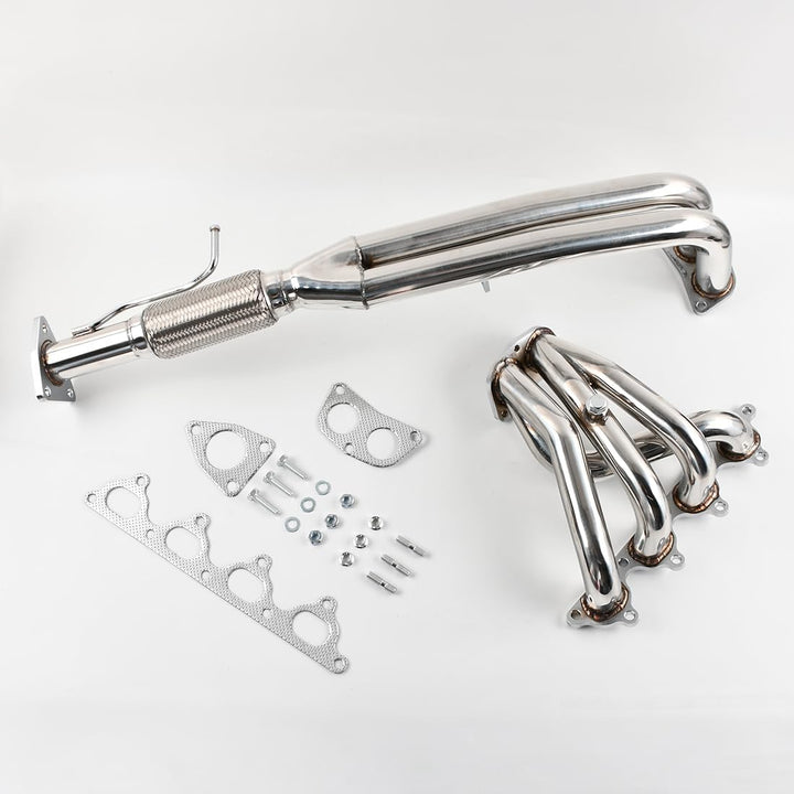 Exhaust Manifold Header For Honda Accord 1990 1991 1992 1993 2.2L 4-2-1 CB1 CB2 CB3 CB4, 2.2L F22A l4 SOHC Engines