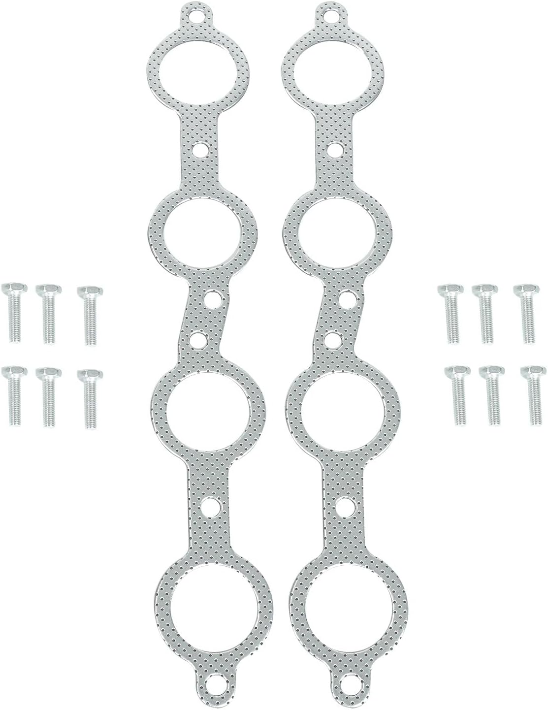 Stainless Steel Performance Exhaust Header Manifold For 1960-1986 Chevrolet Chevy C10 Camaro GMC Silverado LS1 LS2 LS3 LS6 LS9，4.8L/5.3L/5.7L/6.0L/6.2L V8