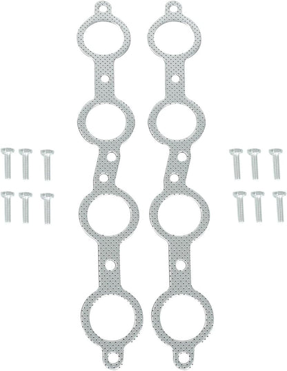 Stainless Steel Performance Exhaust Header Manifold For 1960-1986 Chevrolet Chevy C10 Camaro GMC Silverado LS1 LS2 LS3 LS6 LS9，4.8L/5.3L/5.7L/6.0L/6.2L V8