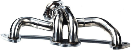 Stainless Steel Performance Exhaust Header Manifold For Jeep Wrangler YJ & TJ 2.5L,1991 1992 1993 1994 1995 1996 1997 1998 1999 2000 2001 2002