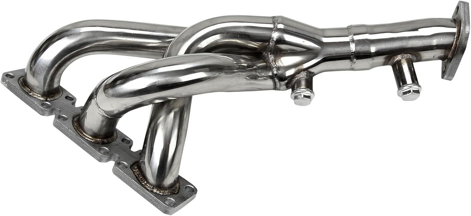 Stainless Steel Performance Exhaust Manifold Header For BMW E46 323i 328i E39 5 Z3 2.5L 2.8L 3.0L L6,1996,1997,1998, 1999, 2000, 2001, 2002, 2003, 2004, 2005,2006