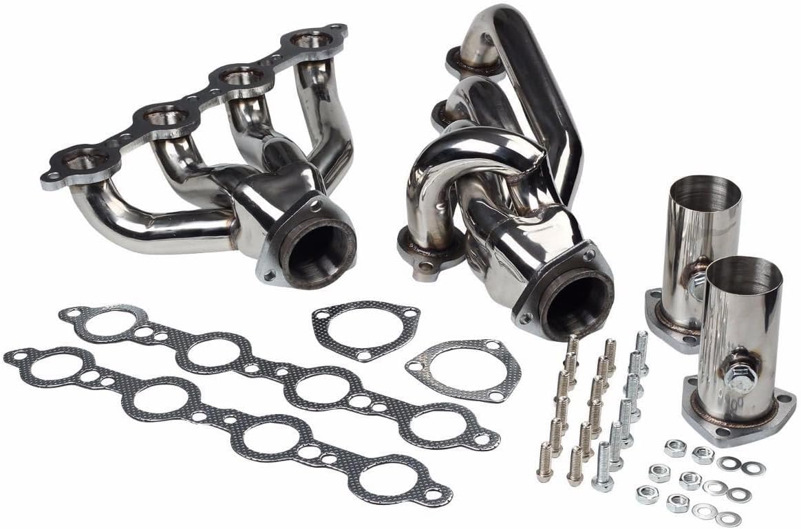 Stainless Steel Performance Exhaust Header Manifold For Chevy S10 Blazer LS1 Sonoma Engine 1982-2004
